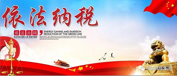 立博荣登宁晋线缆行业纳税企业光荣榜首位