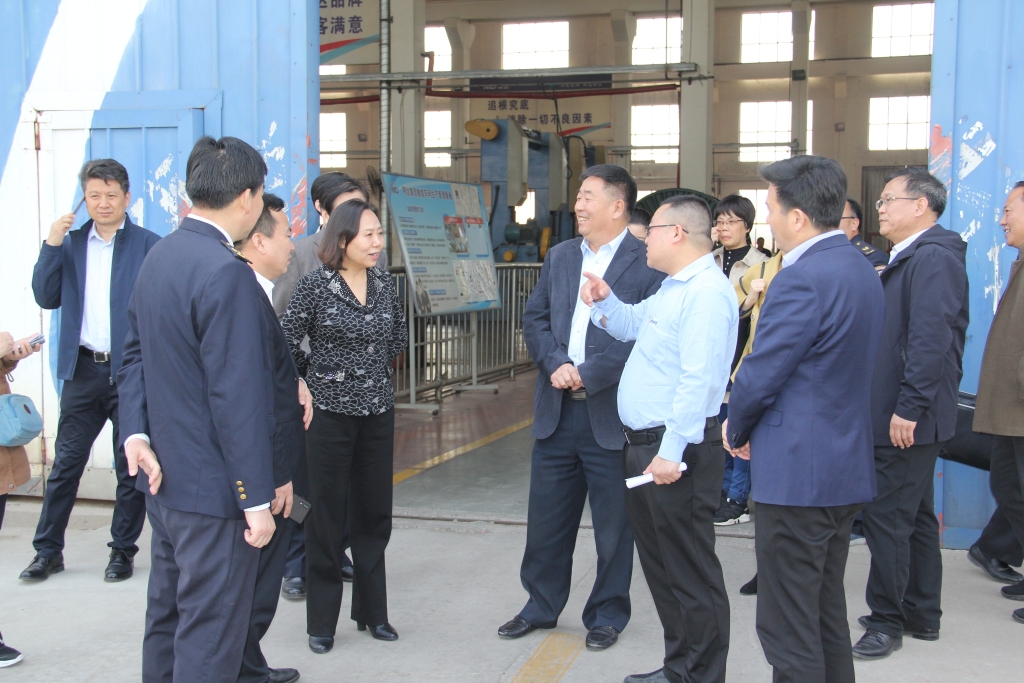 2019年3月26日，，，，，河北省市场监督管理局党组书记丁锦霞莅临立博线缆集团考察调研，，，，，指导工作
