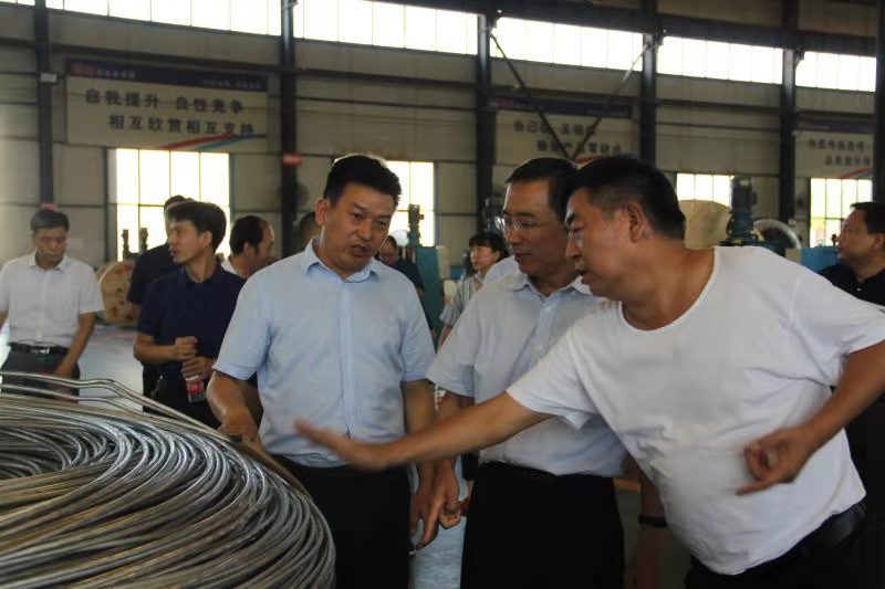 河北省工信厅领导调研立博线缆集团
